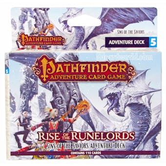 Pathfinder Game: Rise of the Runelords Sins of the Saviors Adventure Deck