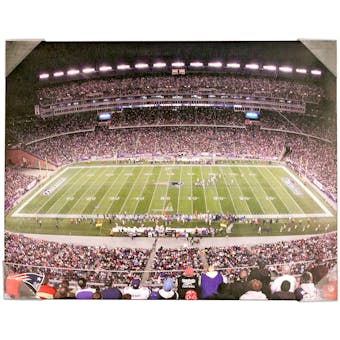 New England Patriots Artissimo Gillette Stadium 22x28 Canvas