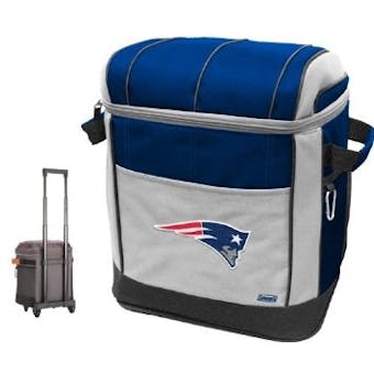 Coleman New England Patriots Soft-Side Rolling 50 Can Cooler