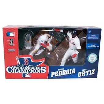 Boston Red Sox David Ortiz and Dustin Pedroia Championship McFarlane 2 Pack