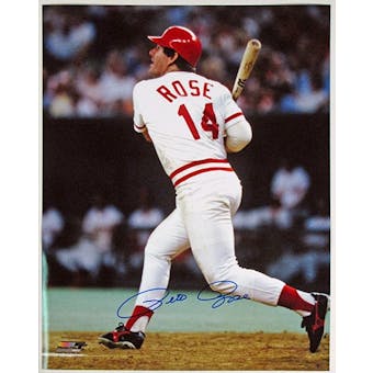 Pete Rose Autographed Cincinnati Reds 16x20 Baseball Photo Week of Stars