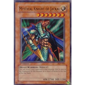 Yu-Gi-Oh Pharaonic Guardian 1st Ed. Mystical Knight of Jackal Ultra (PGD-069)