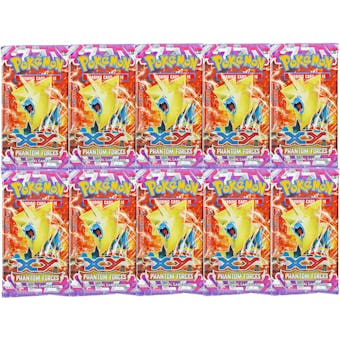 Pokemon XY Phantom Forces Booster Pack Lot of 10