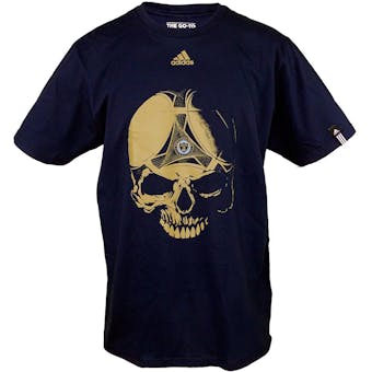 Philadelphia Union Adidas Navy Go To Skull Tee Shirt (Adult L)