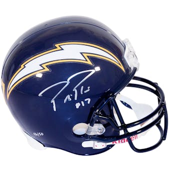 Philip Rivers Autographed San Diego Chargers Full Size Helmet (Sport Int & Rivers Holo)