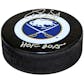 Phil Housley Autographed Buffalo Sabres Throwback Hockey Puck