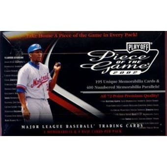 2002 Playoff Piece of the Game Baseball Hobby Pack