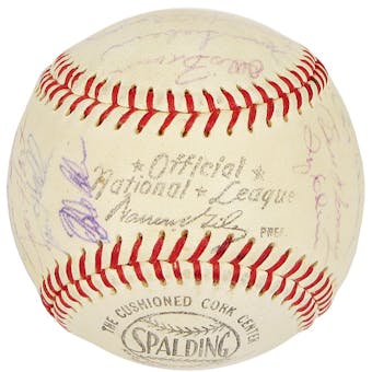 1967 San Francisco Giants Autographed Team Signed Baseball (JSA COA) 26 Signatures