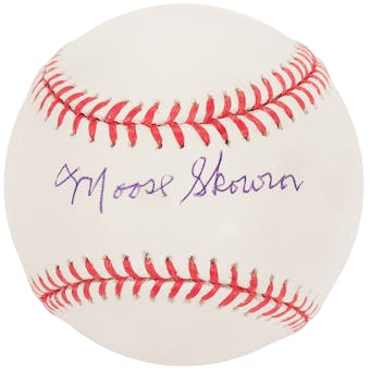 Moose Skowron Autographed New York Yankees Official Baseball (Tristar)