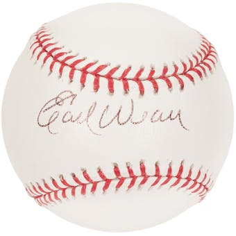 Earl Weaver Autographed Baltimore Orioles Official MLB Baseball (PSA)