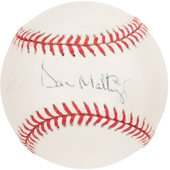 Don Mattingly Autographed New York Yankees Official Major League Baseball (PSA)