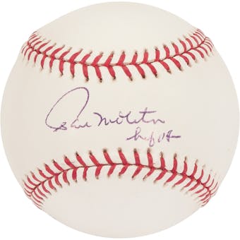 Paul Molitor Autographed Milwaukee Brewers Official MLB Baseball w/"HOF 04" Insc (PSA)