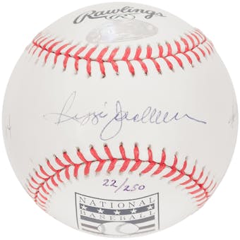 Reggie Jackson Autographed New York Yankees Retirement MLB Baseball #22/250 (Steiner)