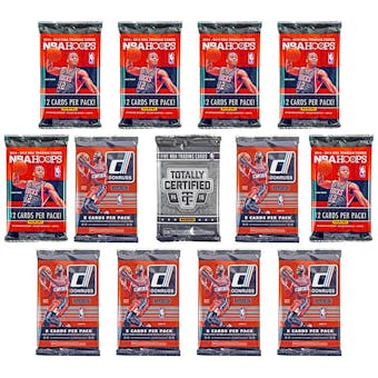 COMBO DEAL - 2014/15 Panini Basketball Hobby Pack Lot (Donruss, Hoops & Totally Certified) - 13 Packs!