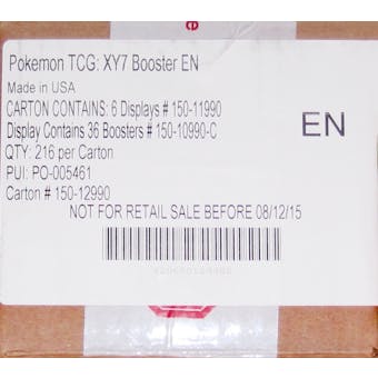 Pokemon XY Ancient Origins Booster 6-Box Case
