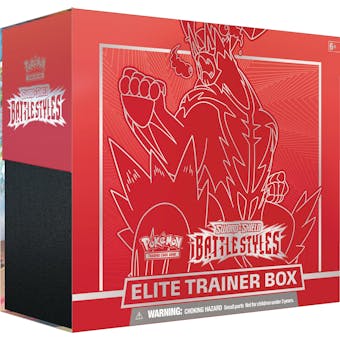 Pokemon Sword & Shield: Battle Styles Elite Trainer Box - Red