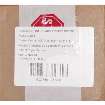 Pokemon Black & White Booster 6-Box Case