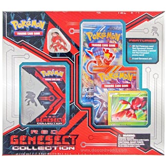 Pokemon Red Genesect Collection Box