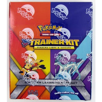 Pokemon XY Pikachu Libre & Suicune Trainer Kit Starter Set Box (8 Sets)