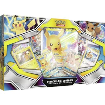 Pokemon Pikachu-GX and Eevee-GX Special Collection Box