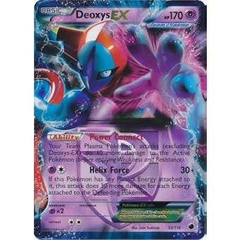 Pokemon Plasma Freeze Single Deoxys EX 53/116 - NEAR MINT (NM)