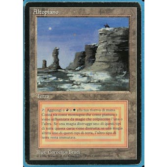 Magic the Gathering 3rd Ed Revised FBB ITALIAN Plateau MODERATELY PLAYED (MP)