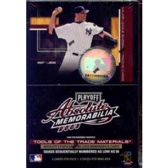 2003 Playoff Absolute Memorabilia Baseball 9 Pack Mini Hobby Box