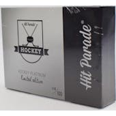 2021/22 Hit Parade Autographed Hockey Platinum Edition - Series 13 - Hobby Box