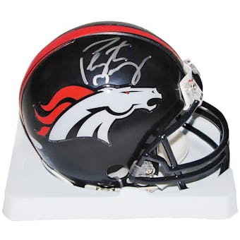 Peyton Manning Autographed Denver Broncos Mini Helmet (Steiner)