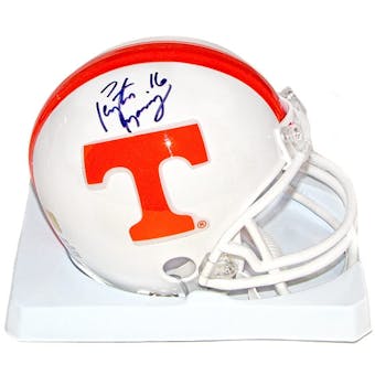 Peyton Manning Autographed Tennessee Vols Mini Helmet