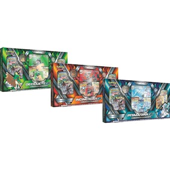 Pokemon Decidueye/Incineroar/Primarina GX Premium Collection 3-Box Set