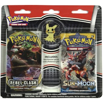 Pokemon Rebel Clash and Sun & Moon Pin Pack