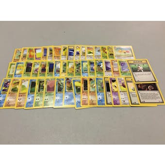 Pokemon 50 1st Edition Common/Uncommon Cards - Near Mint / Slight Play