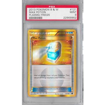 Pokemon Plasma Freeze Single Max Potion 121/116 - PSA 9  *22969962*