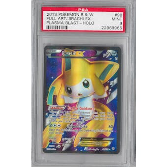 Pokemon Plasma Blast Single Jirachi EX 98/101 FULL ART - PSA 9 *22969965*