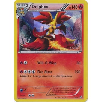Pokemon XY Kalos Single Delphox 10/39 - NEAR MINT (NM)