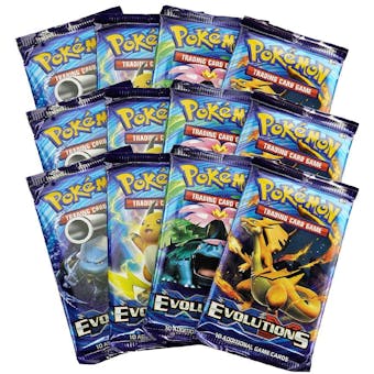 Pokemon XY Evolutions Booster 12-Pack Lot