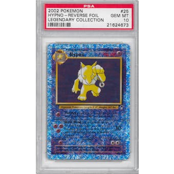 Pokemon Legendary Collection Reverse Foil Hypno 25/110 PSA 10 GEM MINT