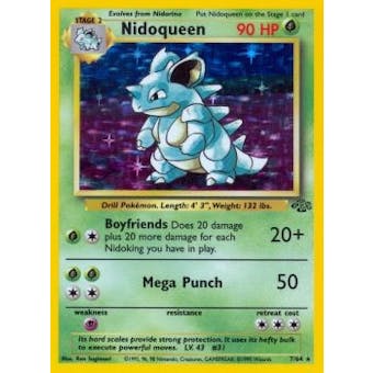 Pokemon Jungle Single Nidoqueen 7/64 - SLIGHT PLAY (SP)