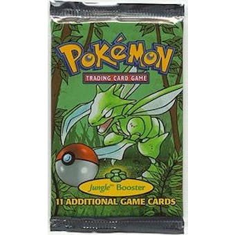Pokemon Jungle Unlimited Factory Sealed Booster Pack - Scyther Art UNWEIGHED