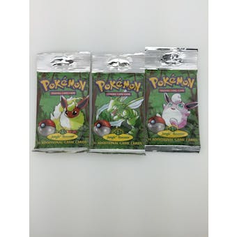 Pokemon Jungle Hanging Longpack Booster Pack UNSEARCHED UNWEIGHED