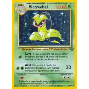 Pokemon Jungle Single Victreebel 14/64 - MODERATE PLAY (MP)