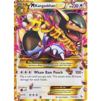 Pokemon XY Flashfire Single M Kangaskhan EX 109 Secret Rare - NEAR MINT (NM)