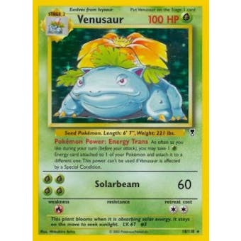 Pokemon Legendary Collection Single Venusaur 18/110 - SLIGHT PLAY (SP)