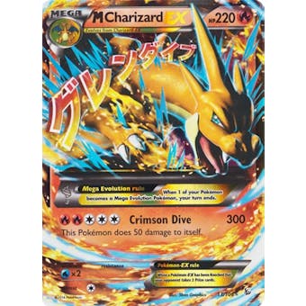 Pokemon XY Flashfire Single M Charizard EX 13 - SLIGHT PLAY (SP)