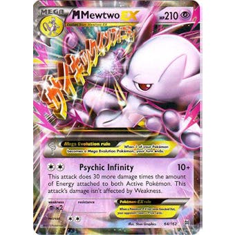 Pokemon XY BREAKthrough Single M Mewtwo ex 64/162 - NEAR MINT (NM)