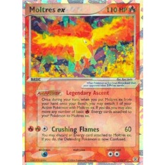 Pokemon EX FireRed and LeafGreen Single Moltres EX 115/112 - HEAVY PLAY (HP)