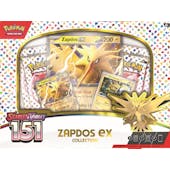 Pokemon Scarlet & Violet: 151 Zapdos Ex Box (PRESELL)