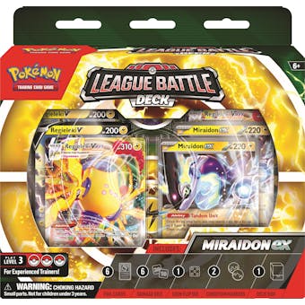 Pokemon Miraidon ex League Battle 6-Deck Case (Presell)