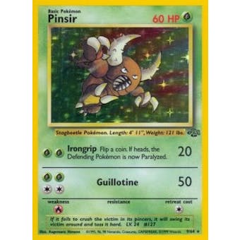 Pokemon Jungle Single Pinsir 9/64 - MODERATE PLAY (MP)